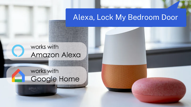 amazon alexa google home smart lock
